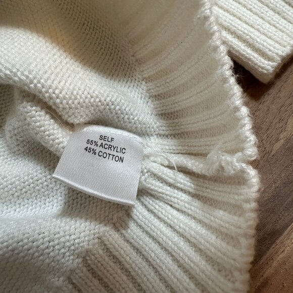 ellsworth+ivey Kids Girls Crewneck Sweater ORC size 6 Ivory NWOT - Picture 4 of 7